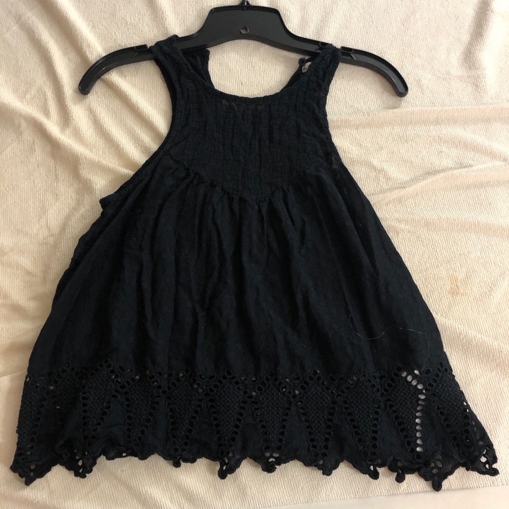 Navy Blue Tank Top from Hollister